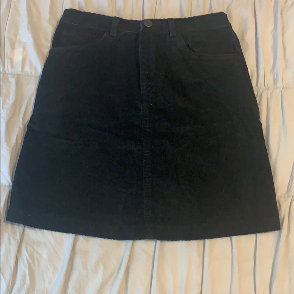 Brandy Melville velvet skirt